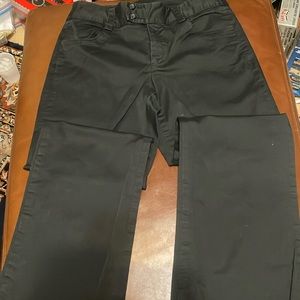 Ladies Banana Republic Size 6 Stretch Navy Blue Khakis